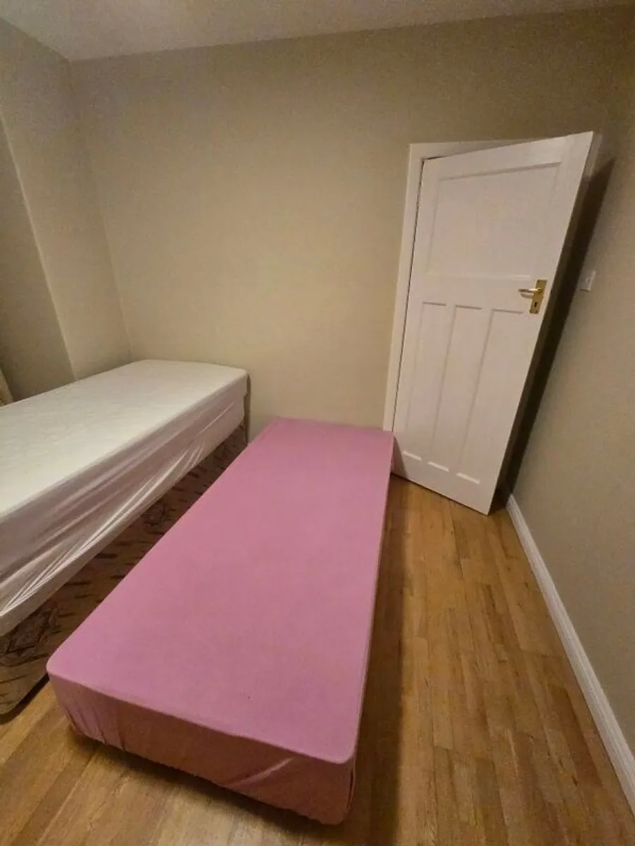 Two single beds & mattresses (sold individually or as pair) - Image 2