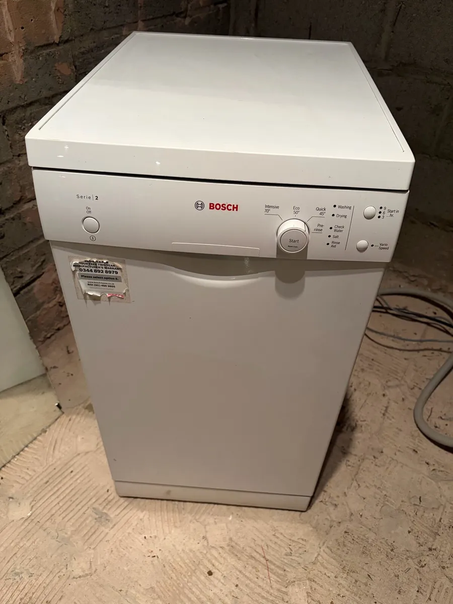 Slimline Dishwasher For Sale - Bosch Serie 2 450mm - Image 1
