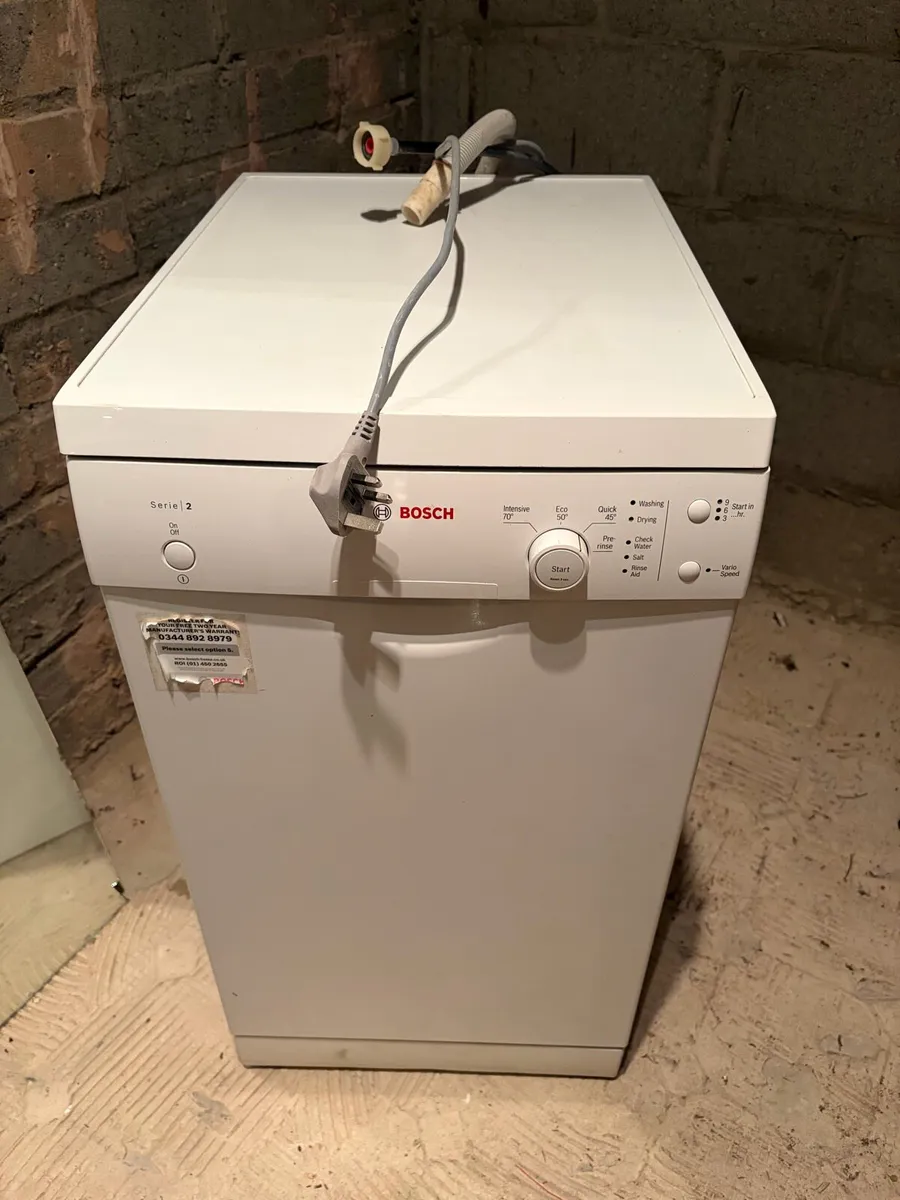 Slimline Dishwasher For Sale - Bosch Serie 2 450mm - Image 3