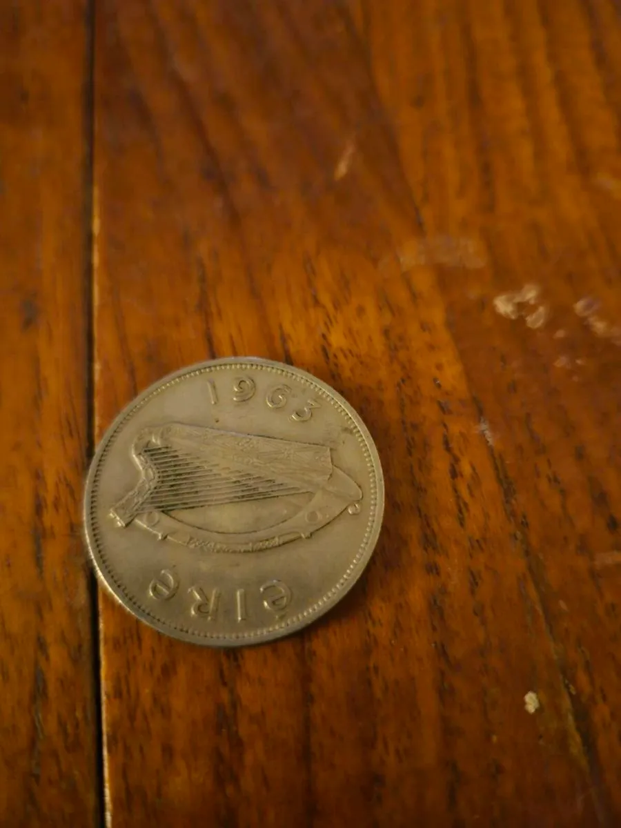 Vintage Irish Half Crown 1963 - Image 2