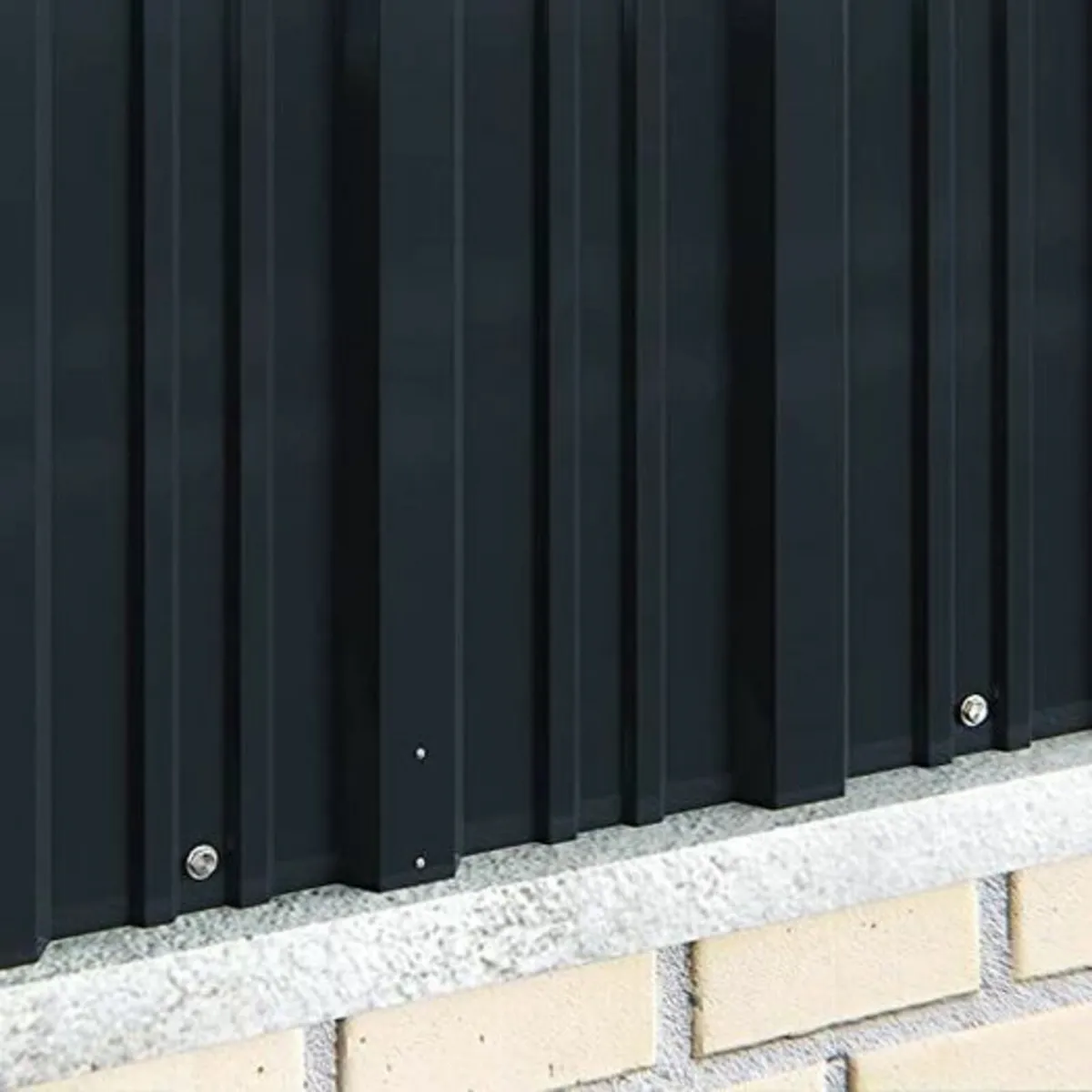 12 x corrugated galvanised metal sheets - Image 3