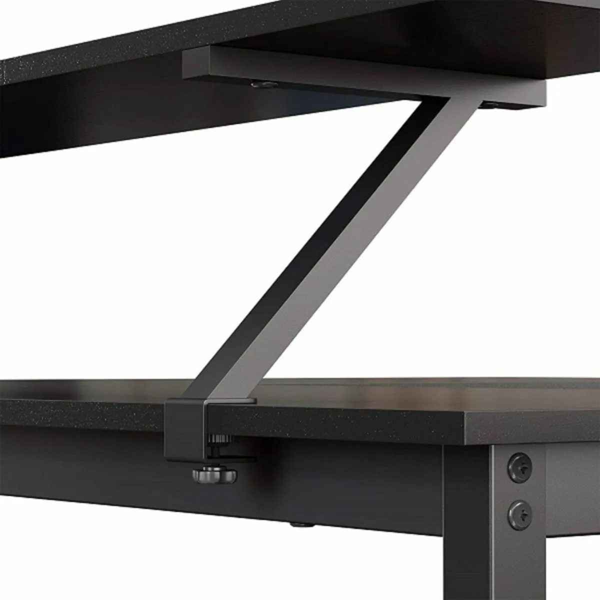 New L-Shaped Computer Desk (Black) - FREE P&P - Image 3