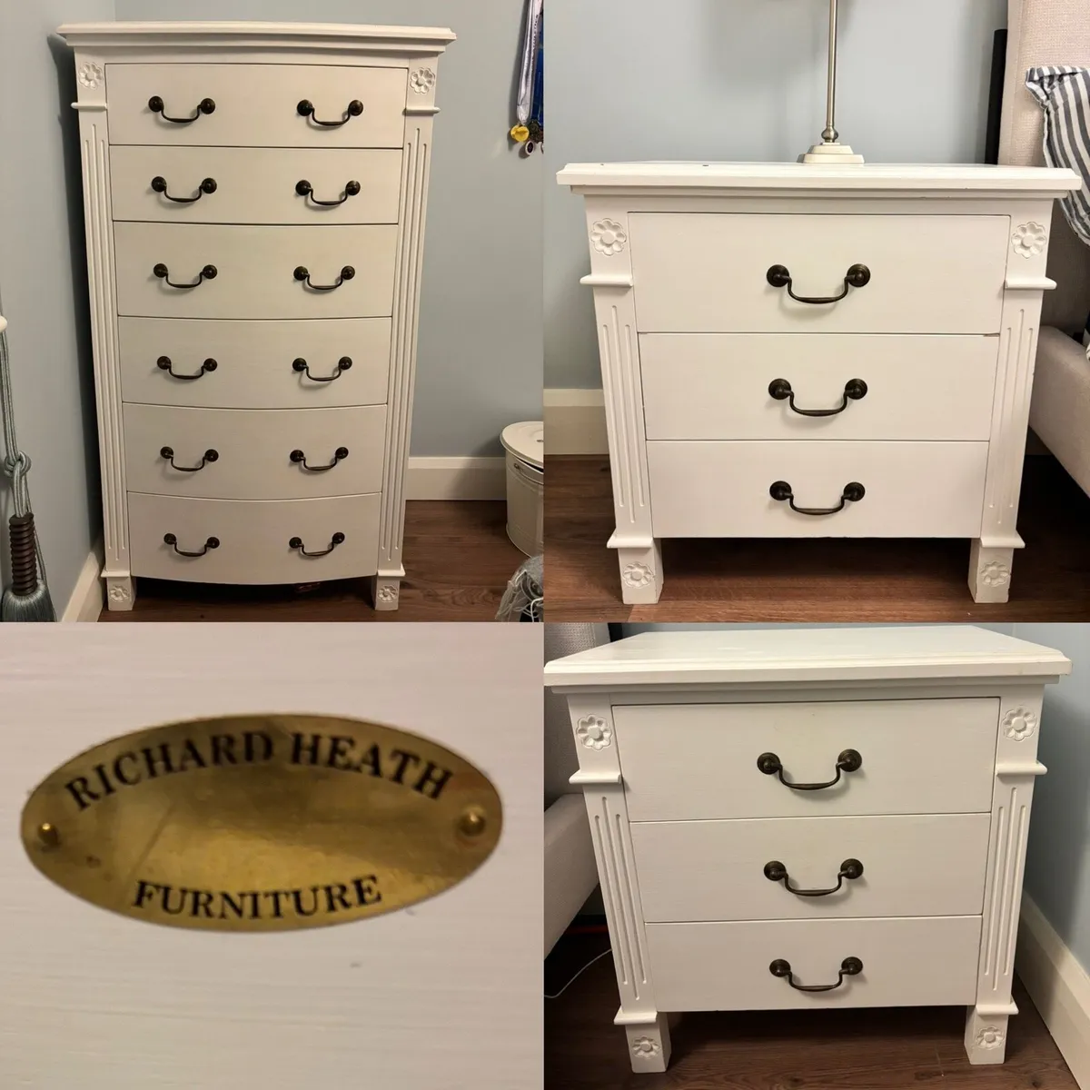 Richard Heath Dresser & matching Bedside Lockers - Image 1