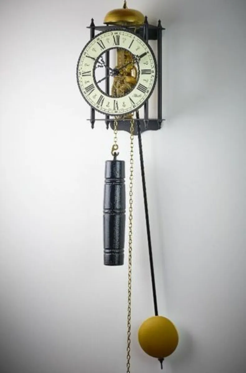 Hermle Skeleton-Design  Pendulum Wall Clock - Image 3