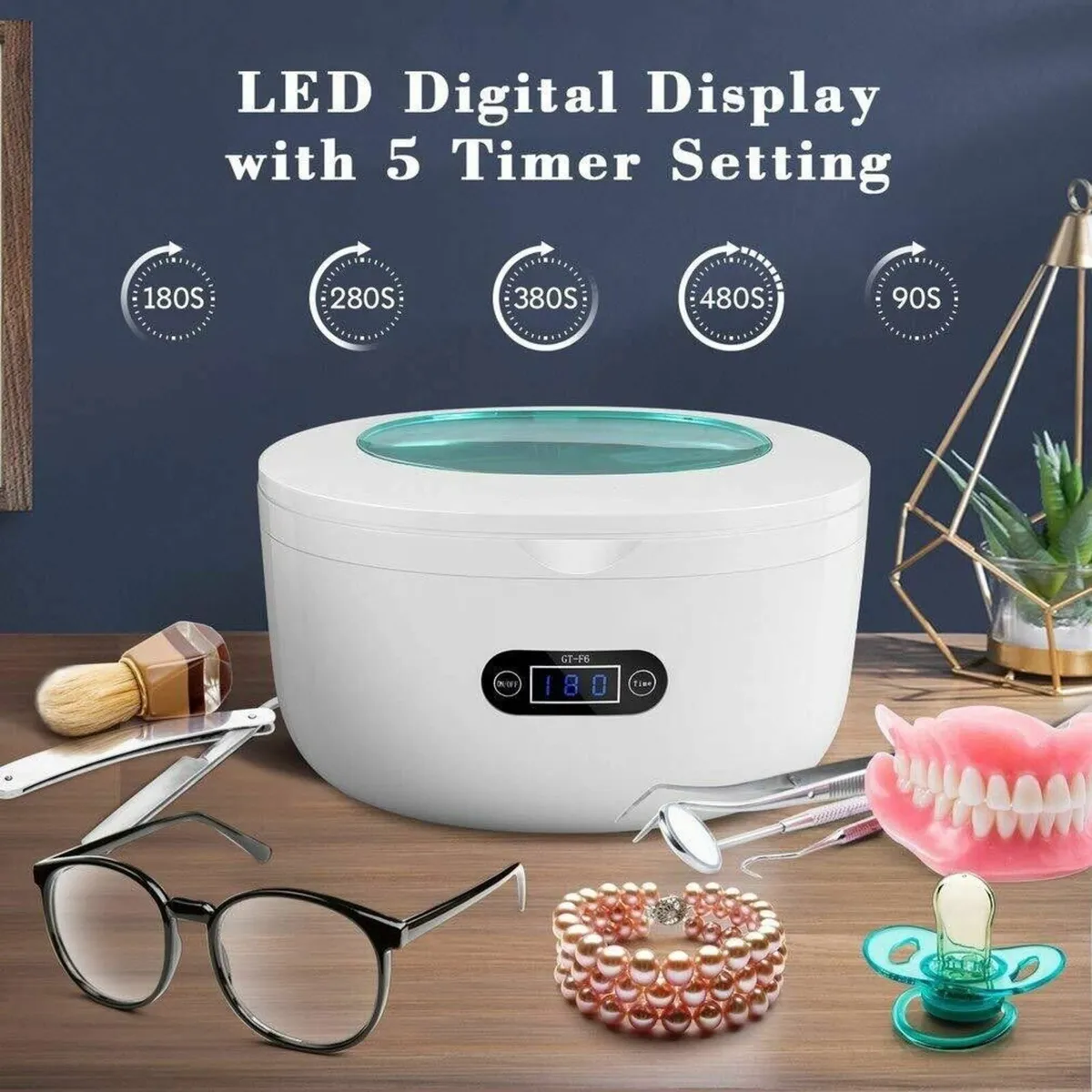 Ultrasonic Cleaner 750ml Mini Washing Machine - Image 3