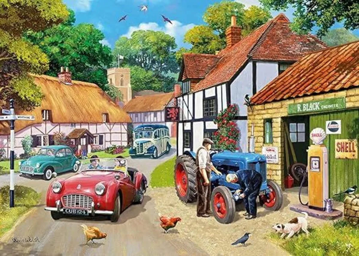 NEW Gibsons Running Repairs 1000 Pce Jigsaw Puzzle - Image 2