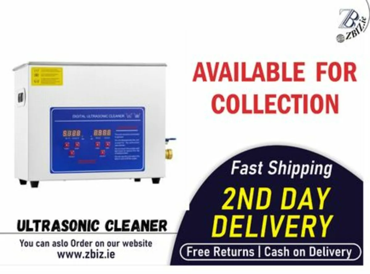 6L Ultrasonic Cleaner for Deep Cleaning - Image 1
