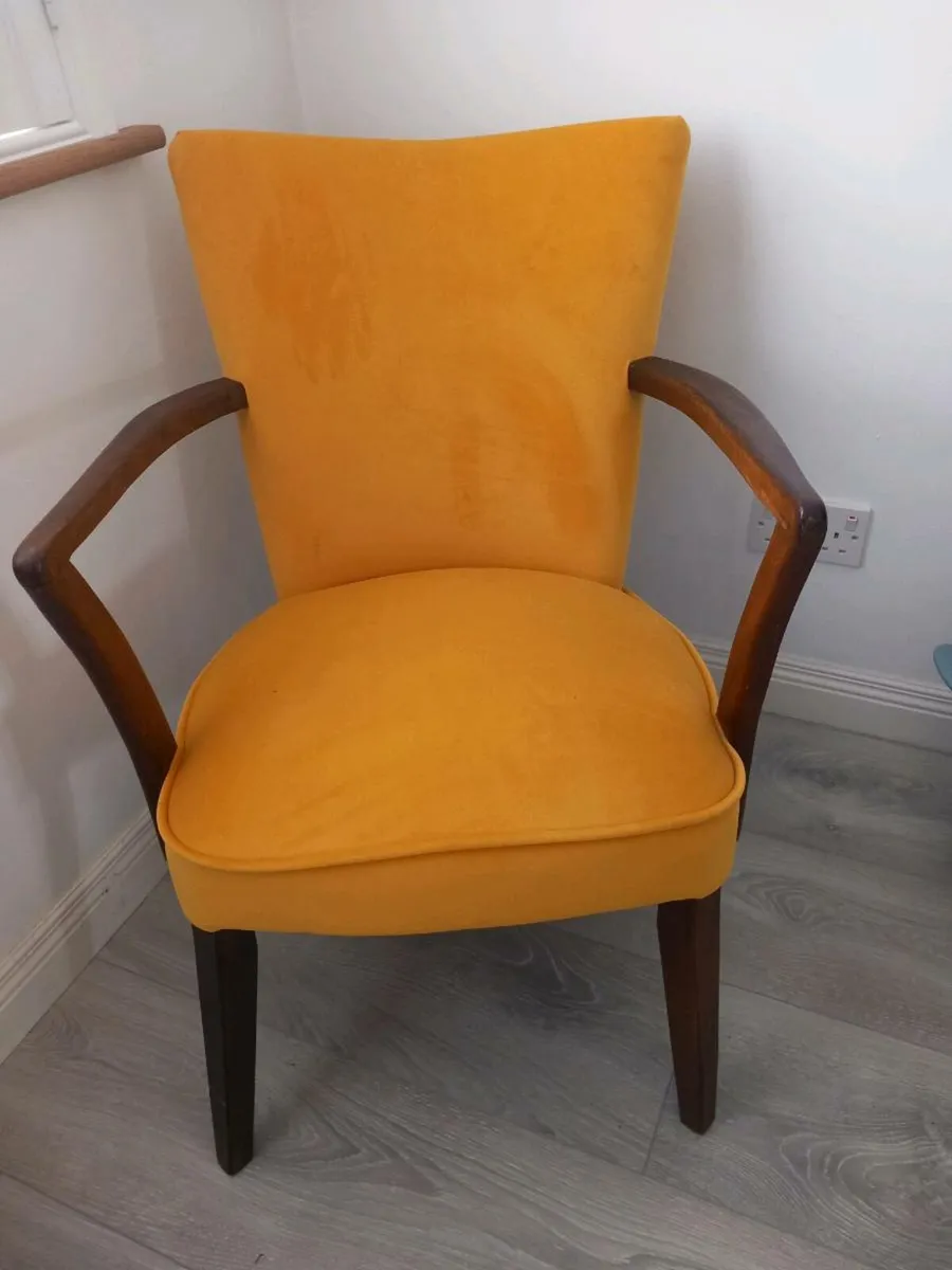 Vintage Yellow Armchair - Image 1