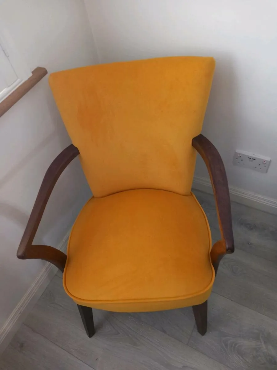 Vintage Yellow Armchair - Image 2