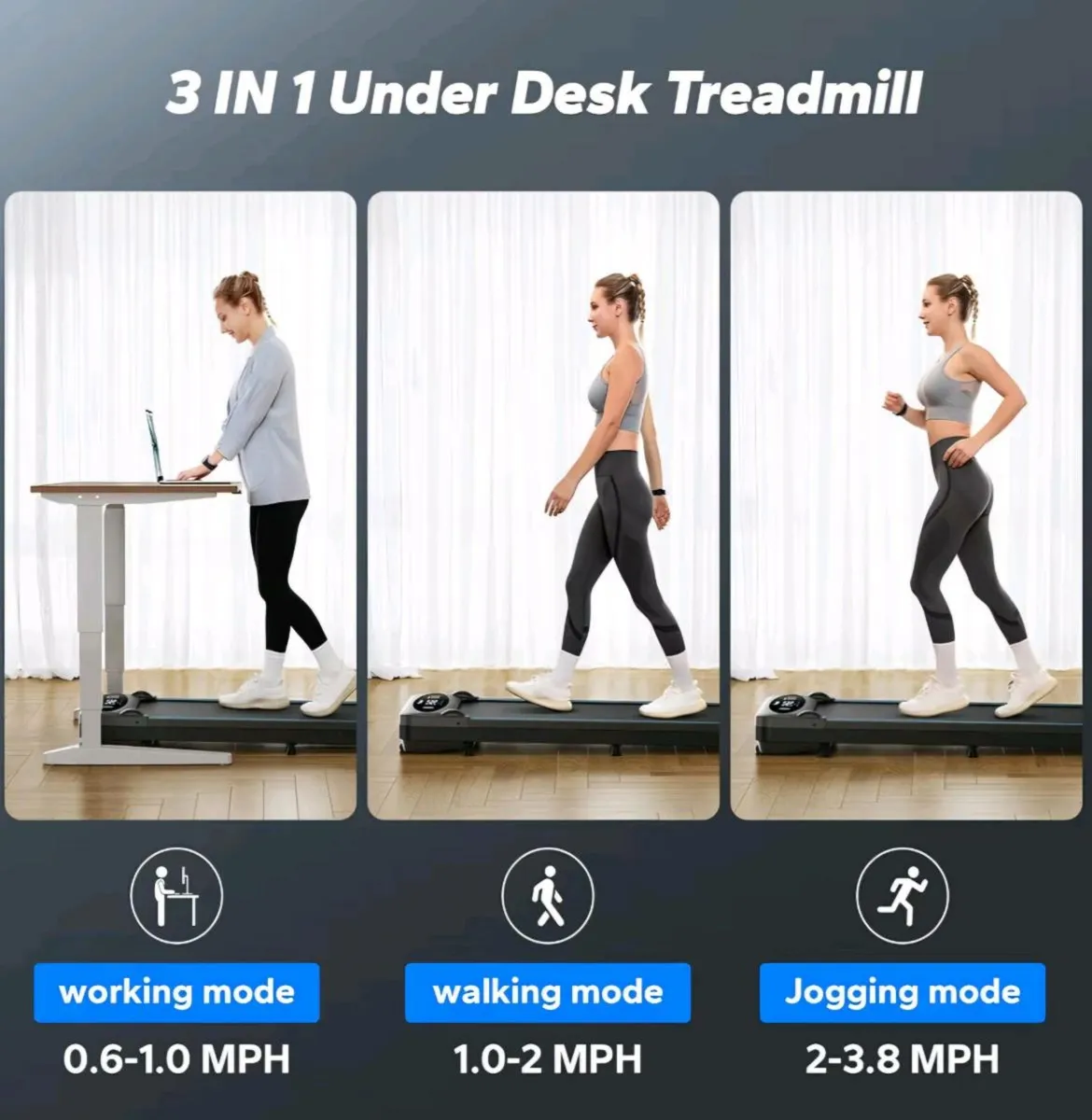 MERACH Walking Pad Treadmill - Image 4