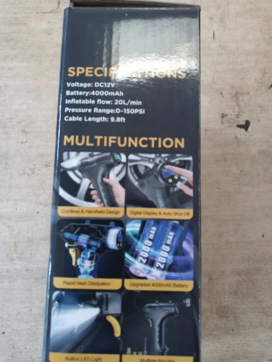 Cordless tyre inflater - Image 3