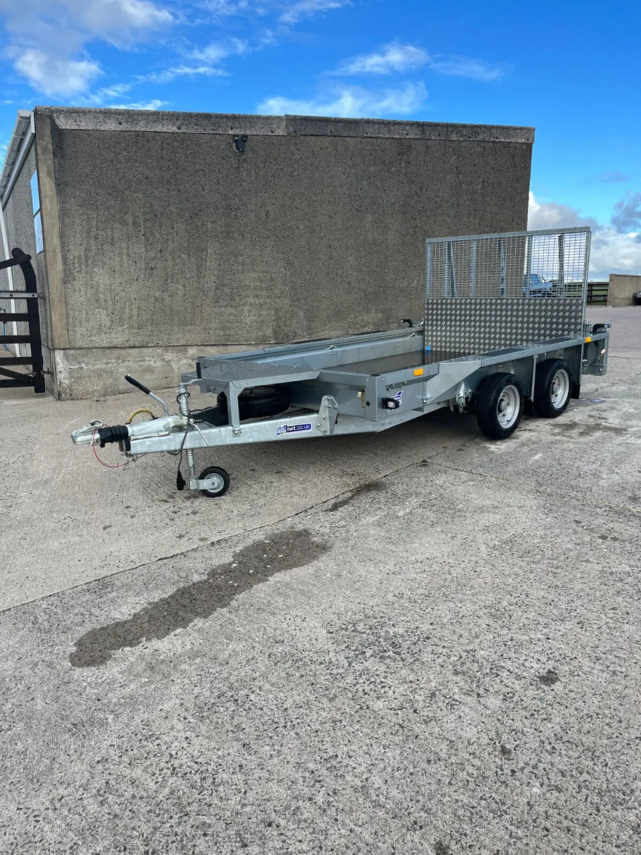UNUSED IFOR WILLIAMS GX106 RAMP TWIN AXLE TRAILER - Image 1