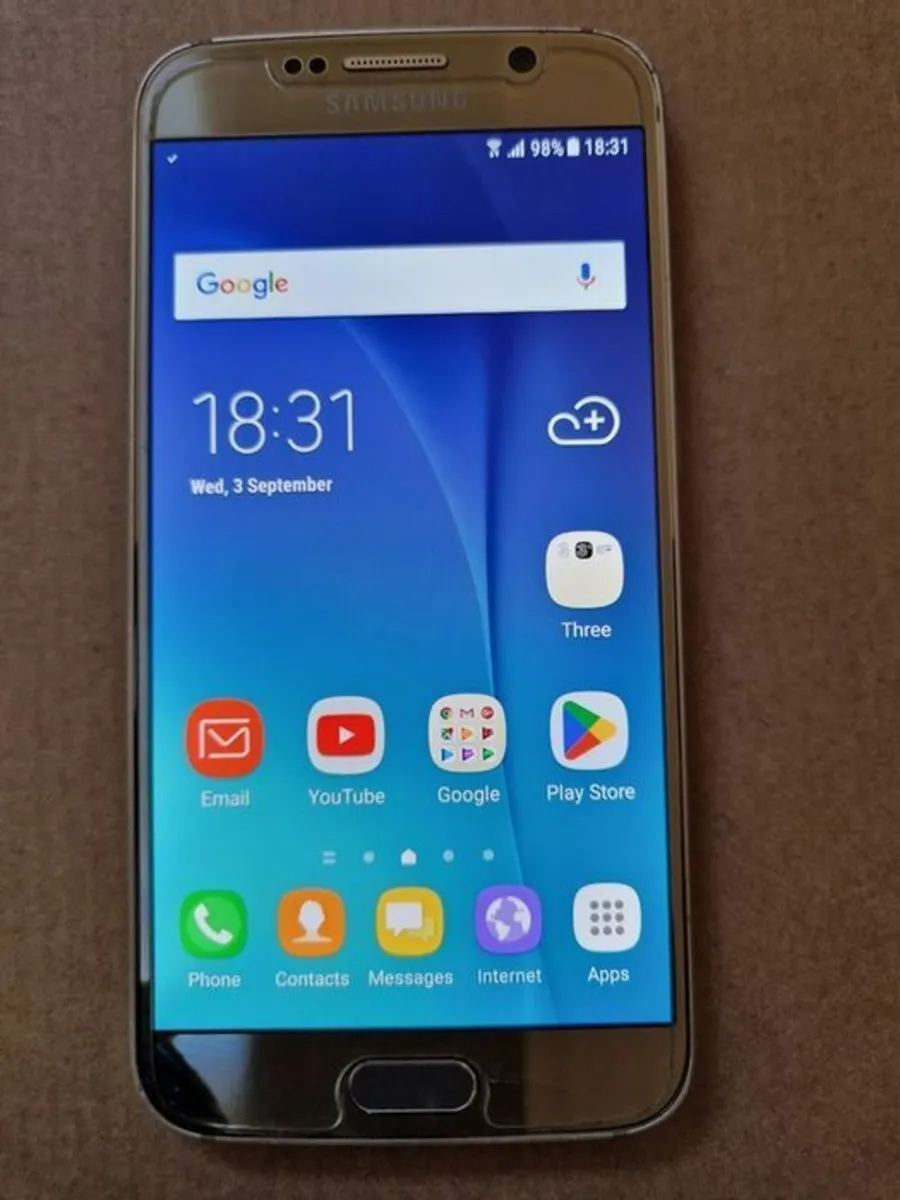 Samsung Galaxy S6, Model SN-G920F, 32GB, 3GB RAM, - Image 1