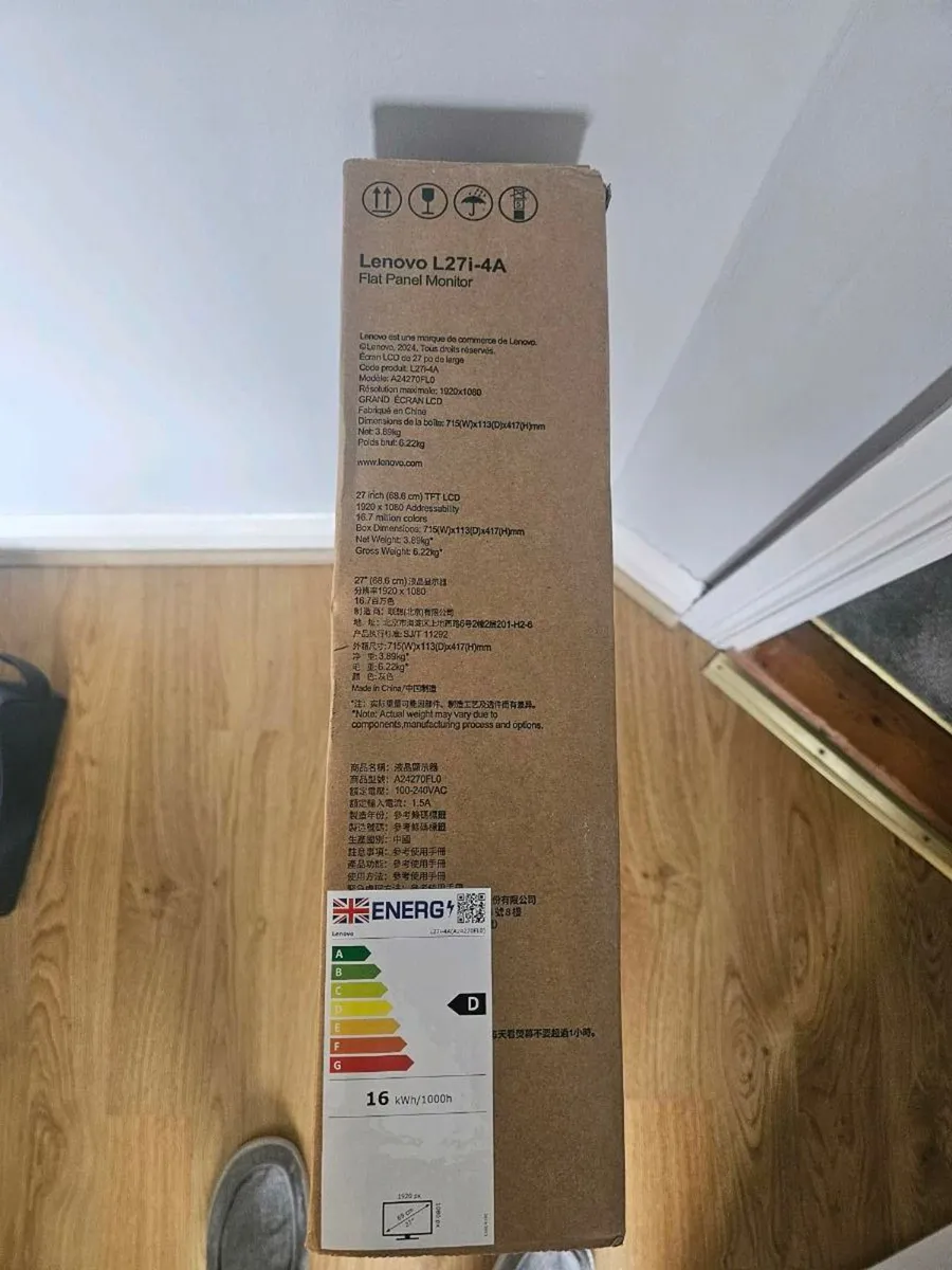 Lenovo Monitor Brand New - Image 2
