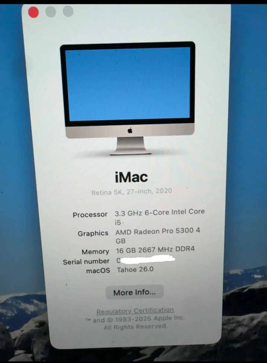 Apple iMac 27” 5k Retina Display