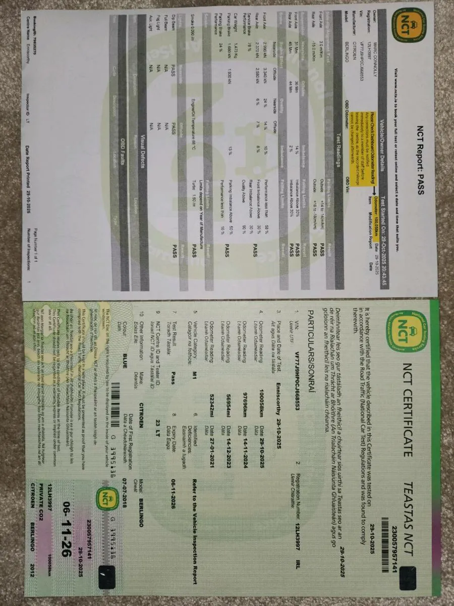 2012 Citroen Berlingo Wheelchair Accessible - Image 1