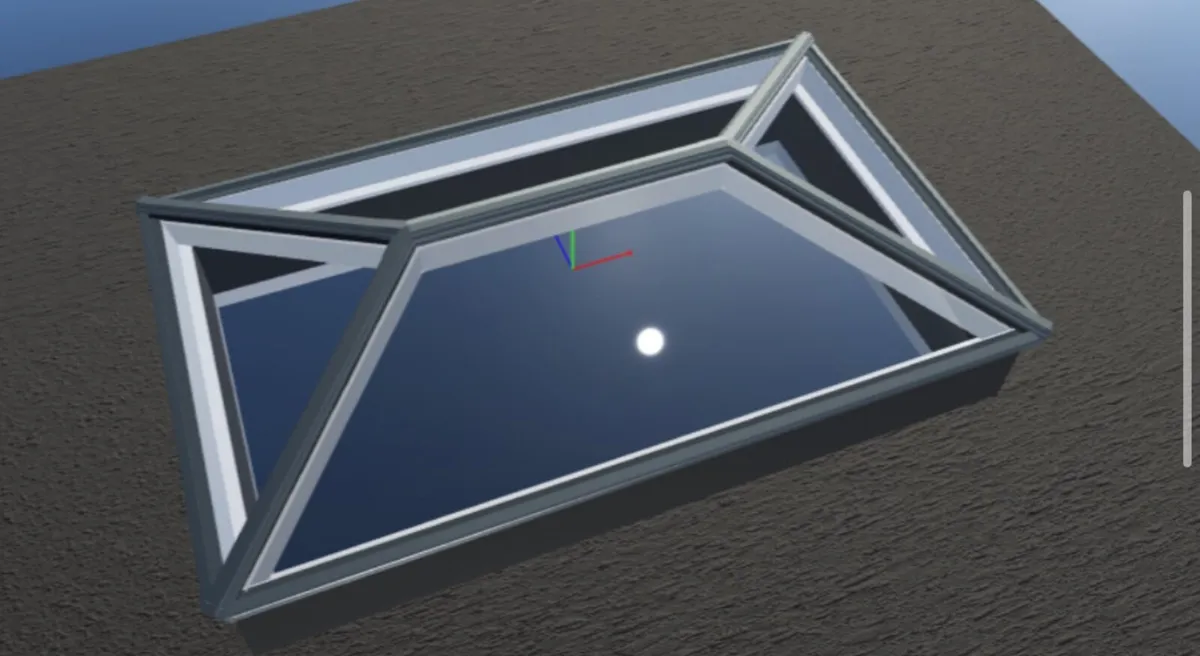 Korniche Roof Light / Lantern – 2500mm x 1200mm | - Image 3