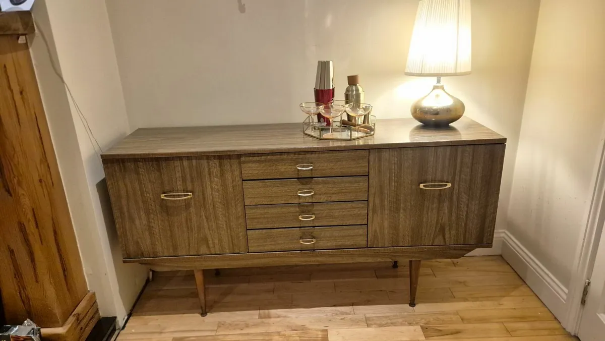 Antique Sideboard. Laminate finish. - Image 4