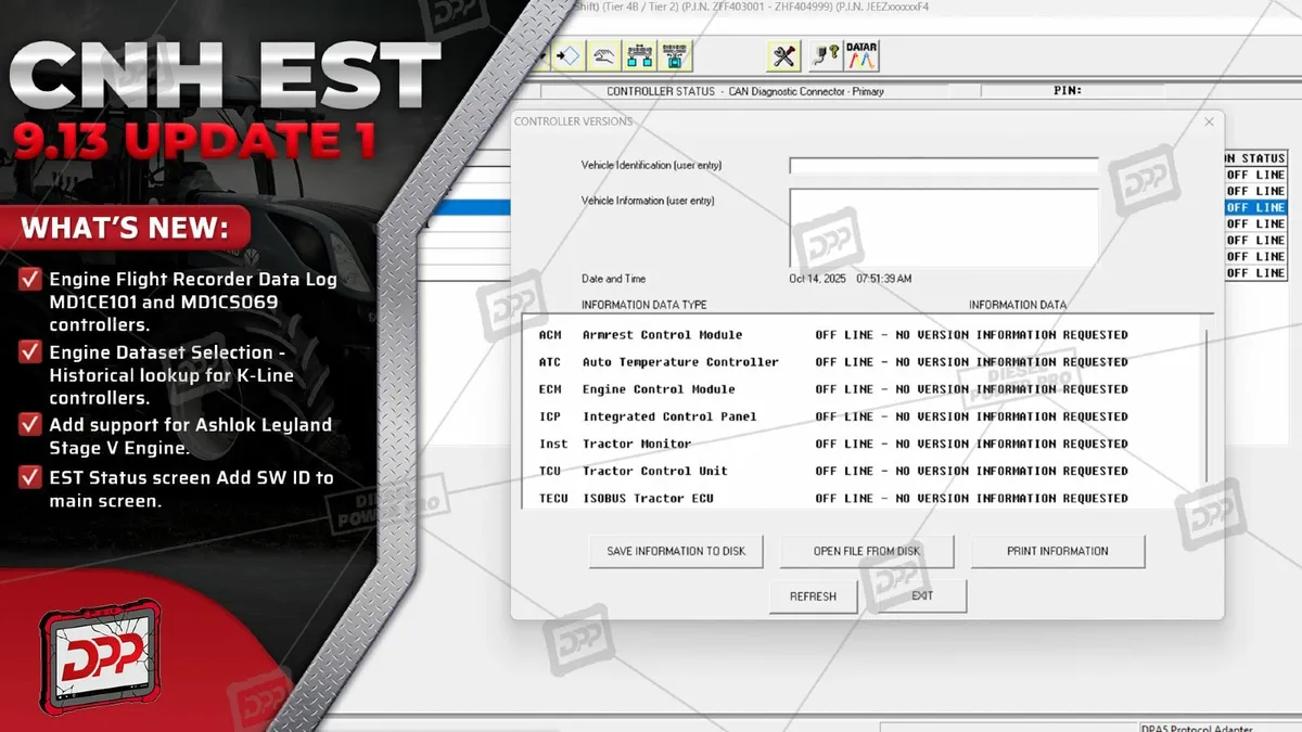 CNH EST 9.13 Diagnostic Software – Full Kit - Image 1