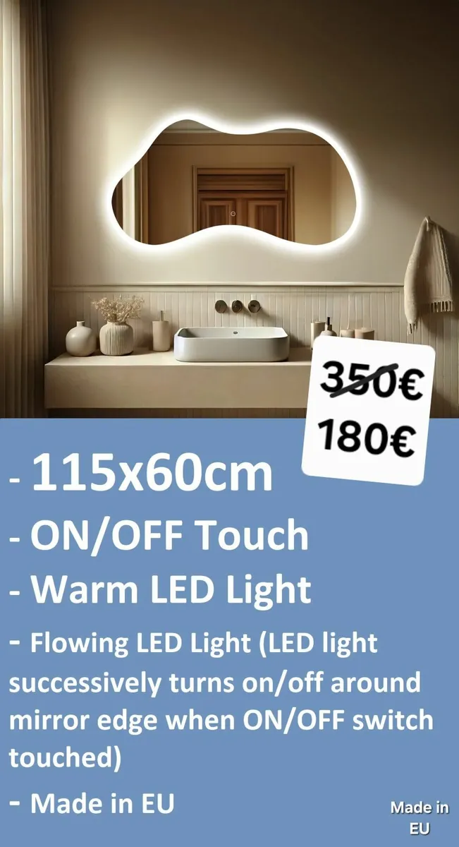 LED Bathroom Mirror - Image 2