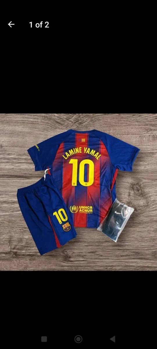 BARCELONA ( LAMINE YAMAL 10 ) KIDS KIT 6/7, 10/11, - Image 1