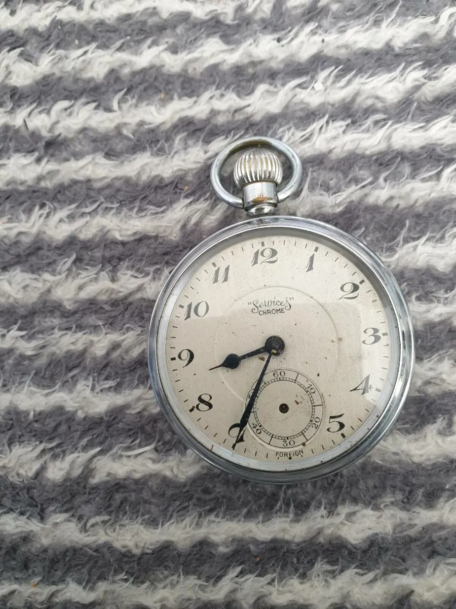 3 OLD POCKET WATCHS PARTS REPAIRS - Image 1