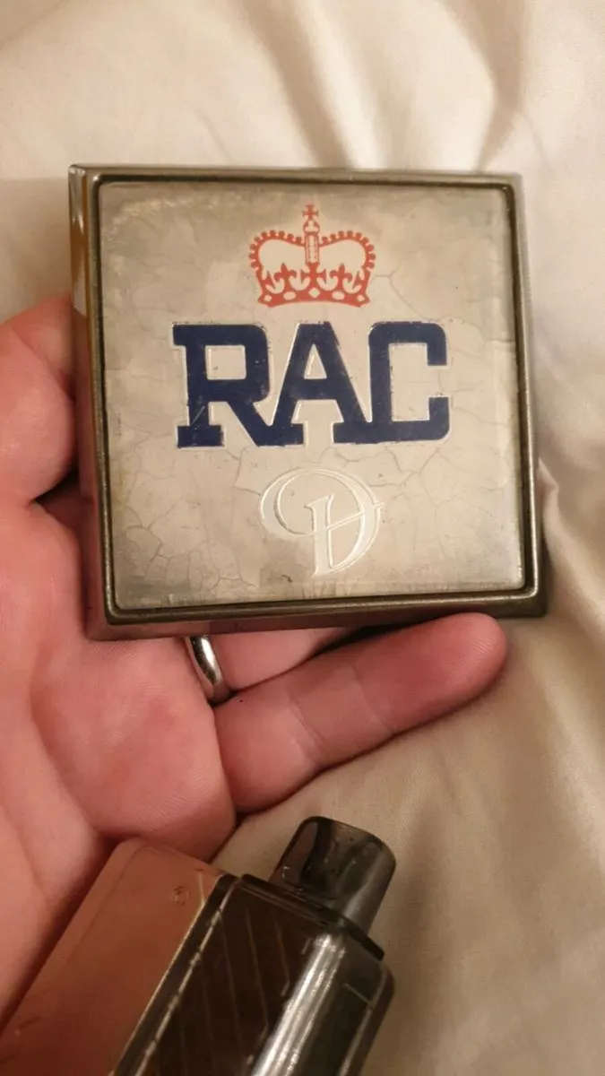 VINTAGE..3 OLD CAR BADGES ...RAC..PLUS AA - Image 1