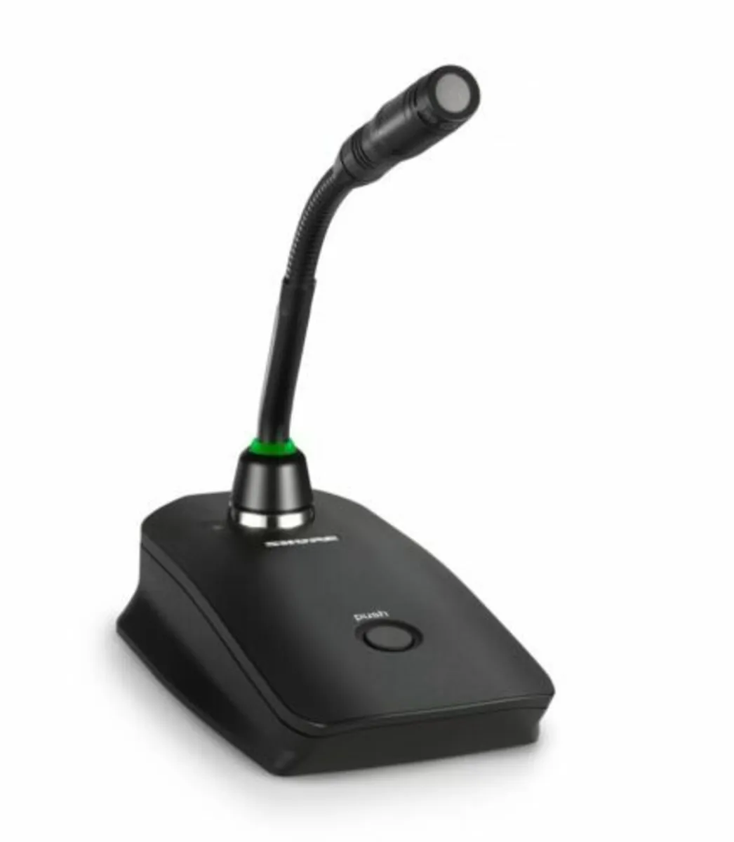 Shure MXW8 Base Gooseneck Transmitter Desktop - Image 1