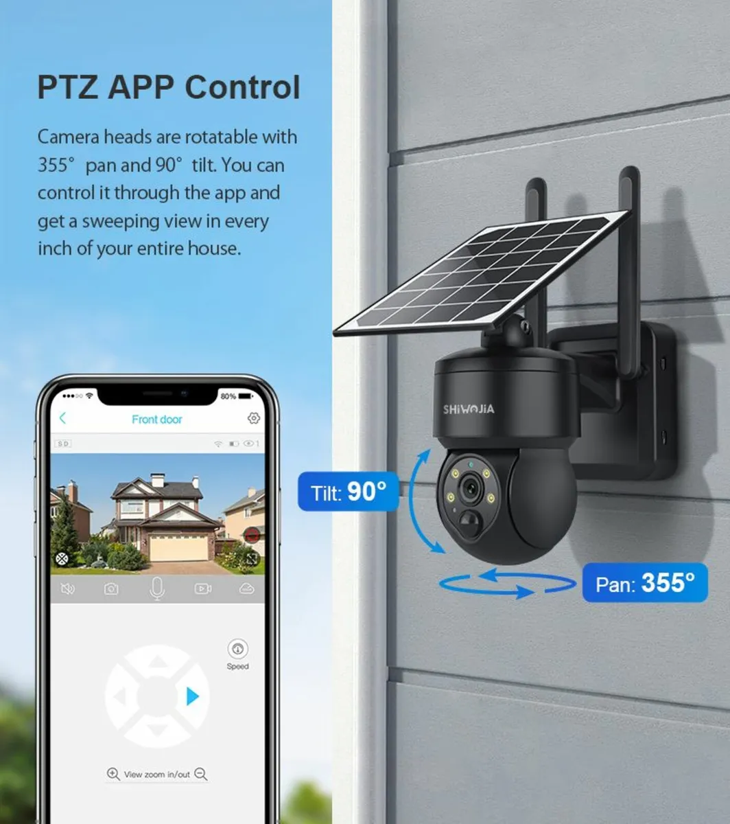 4G Solar Powered Camera Wireless Mobile CCTv SIM - Image 4