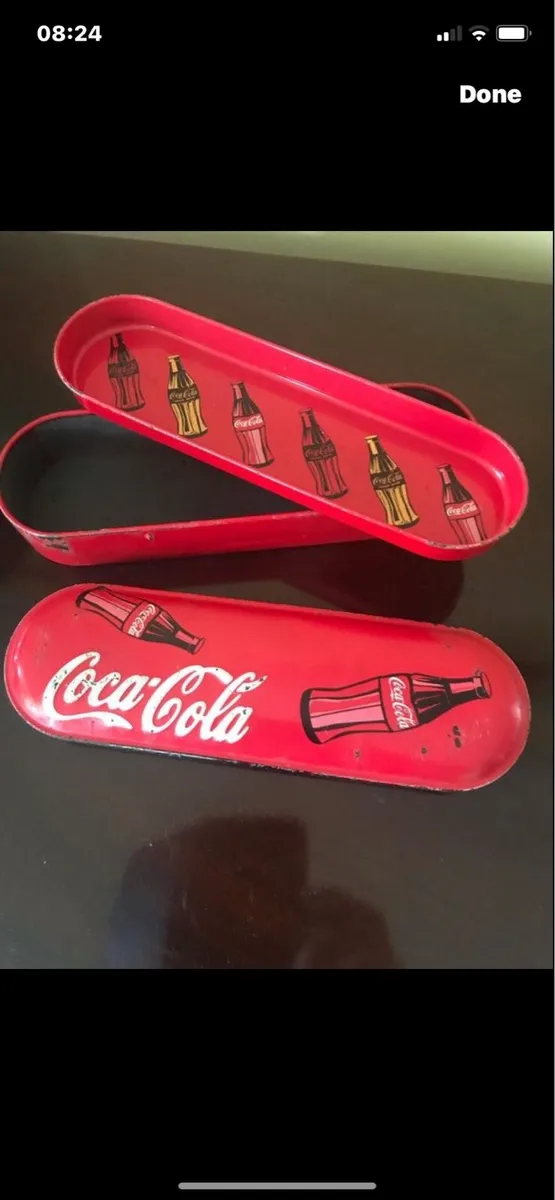 Vintage Coca Cola Metal Box - Image 1