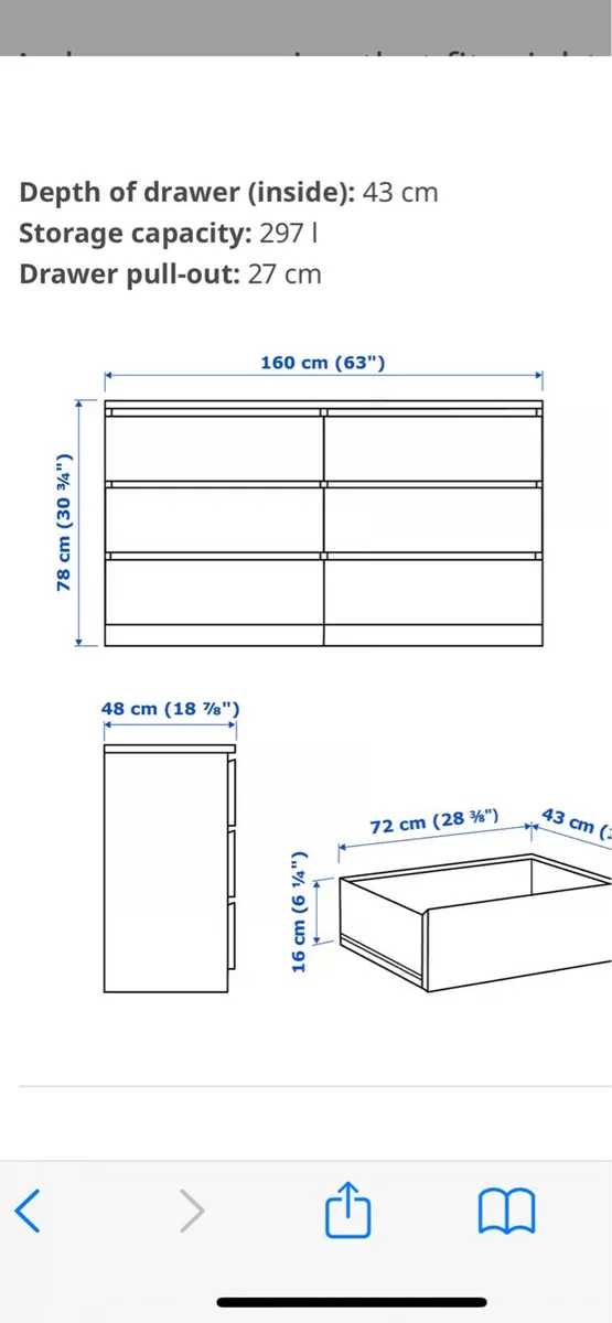 Chest of drawer s . furniture - Image 3