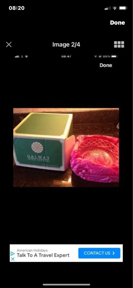 Vintage Galway Crystal Bowl/ Dish - Image 2