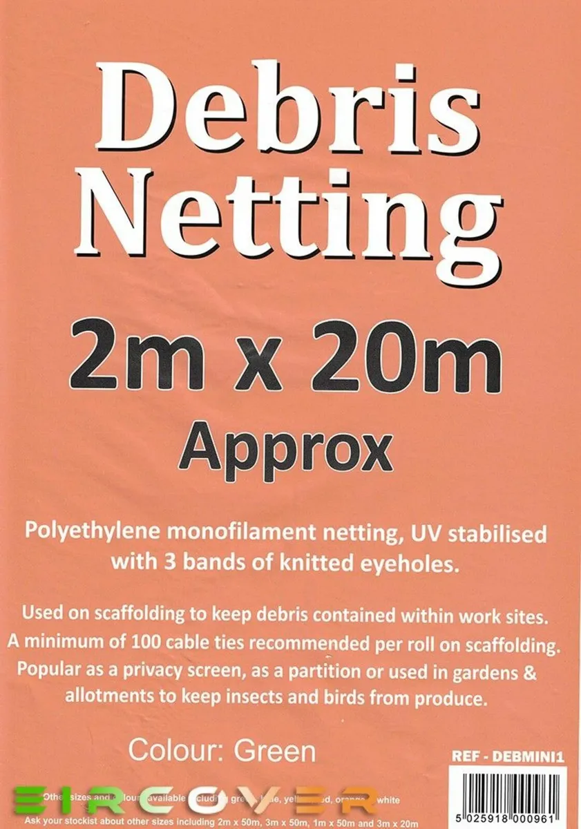 Windbreaker netting  2m x20m 50 Gsm Green - Image 4