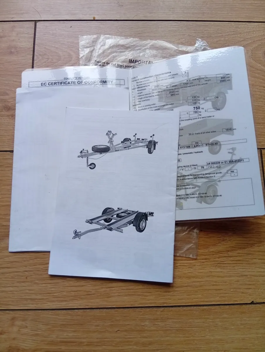 Quality Galvanised Trailer with removable canopy - Image 3