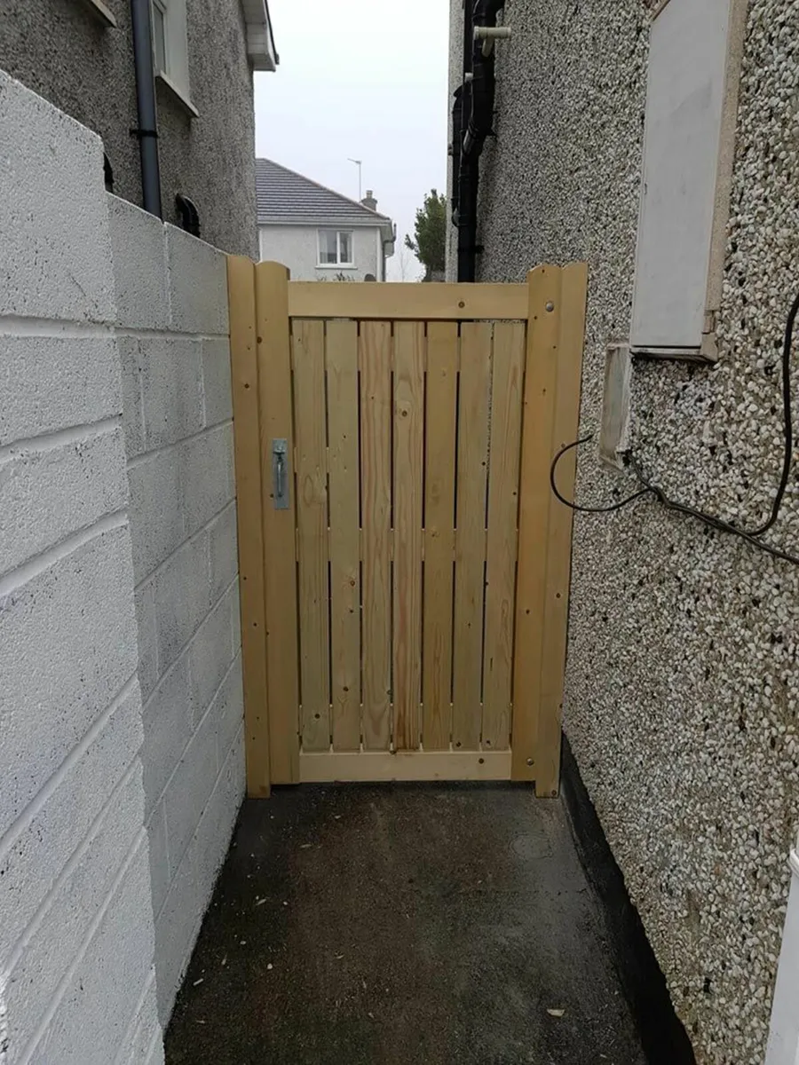 Side Gates- Timber- made to order - Image 2