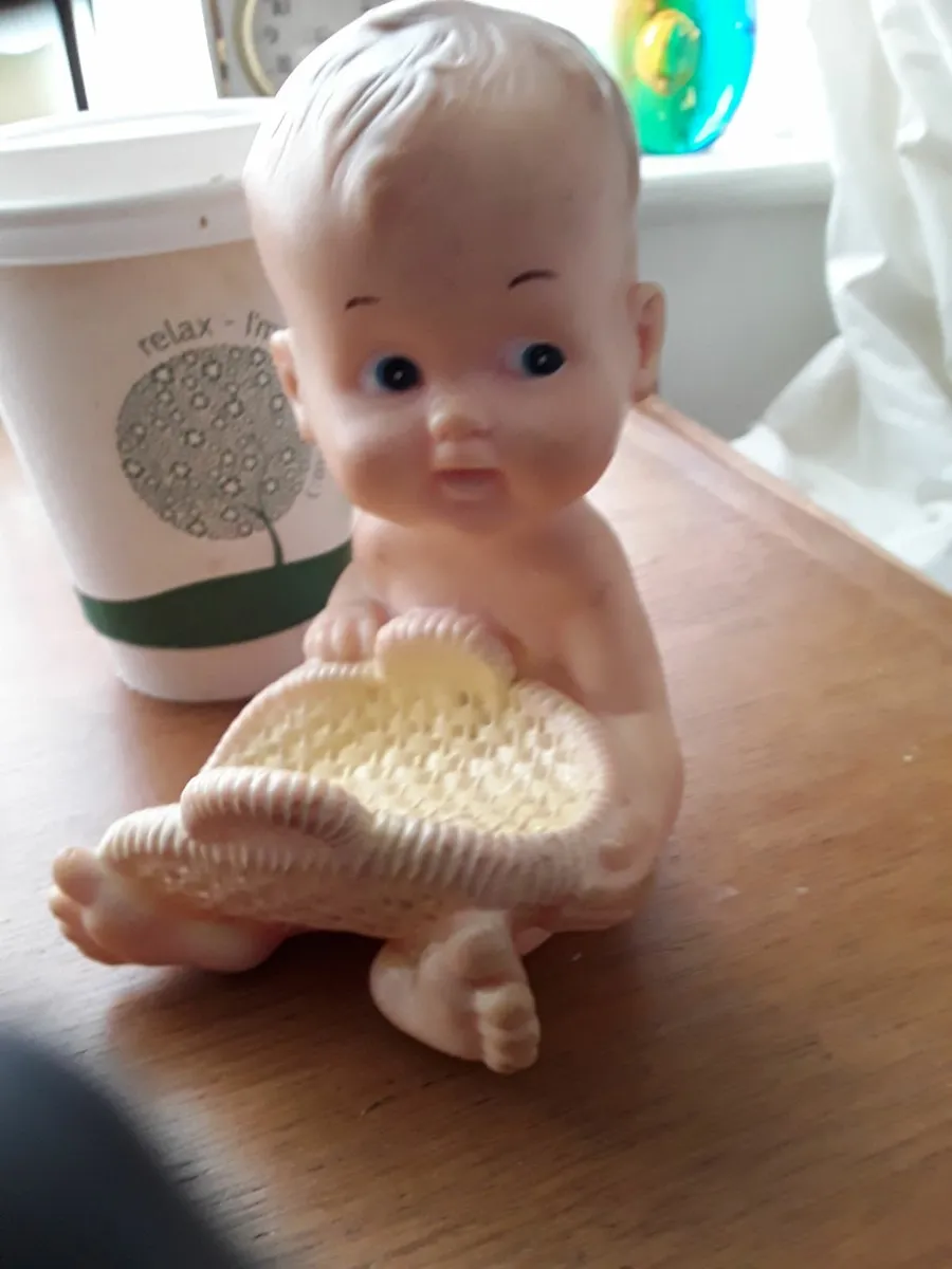 Collectible rubber vintage doll - Image 1