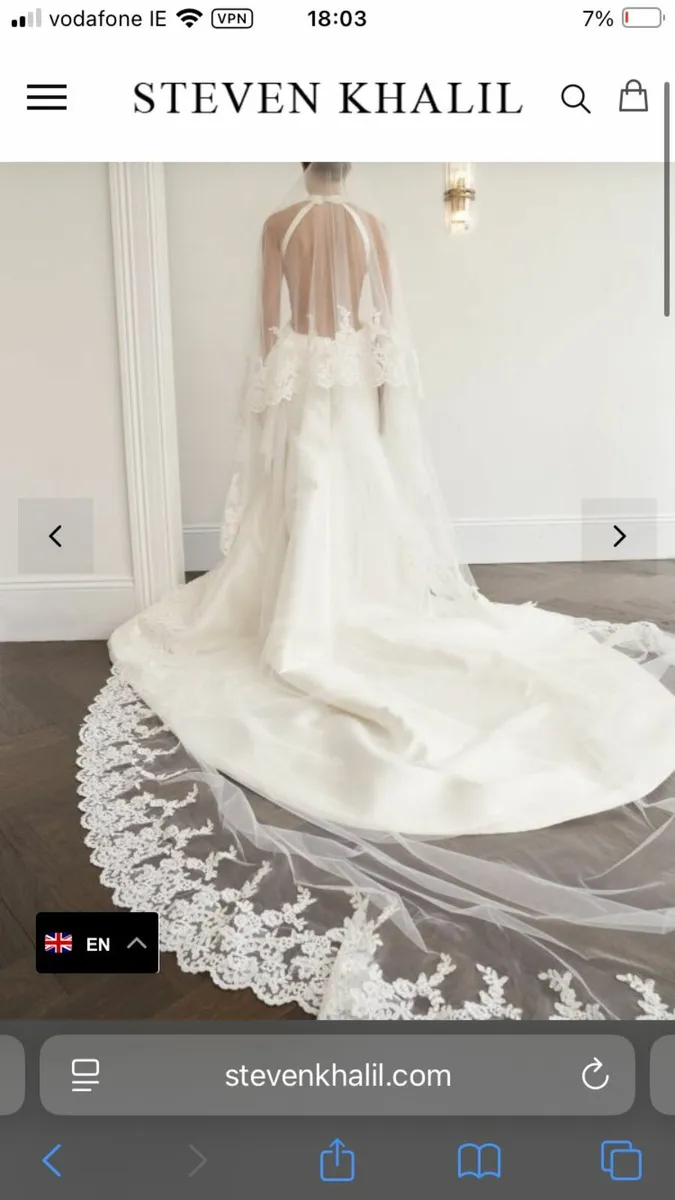 Wedding Veil Couture (by Steven Khalil) - Image 4