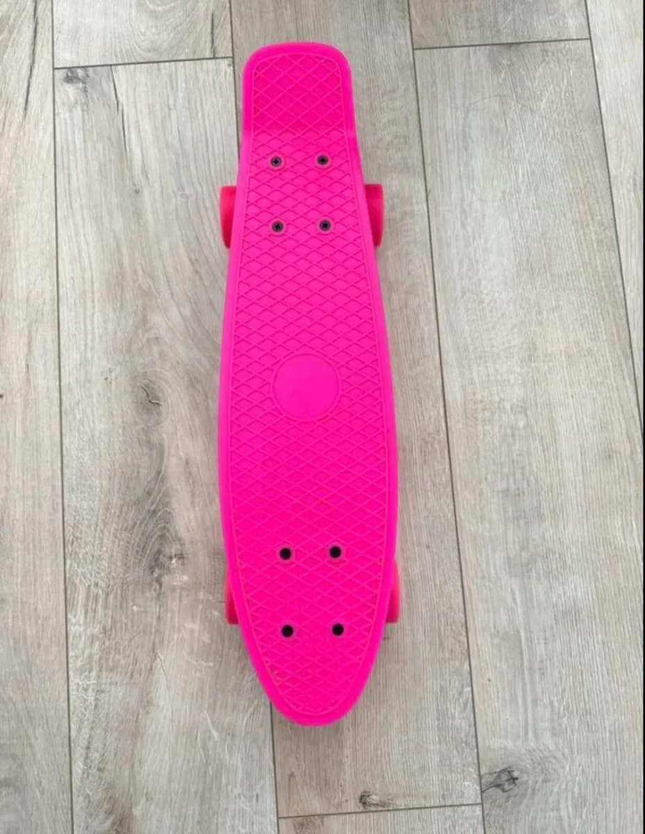 Kids Pink Skateboard - Image 2
