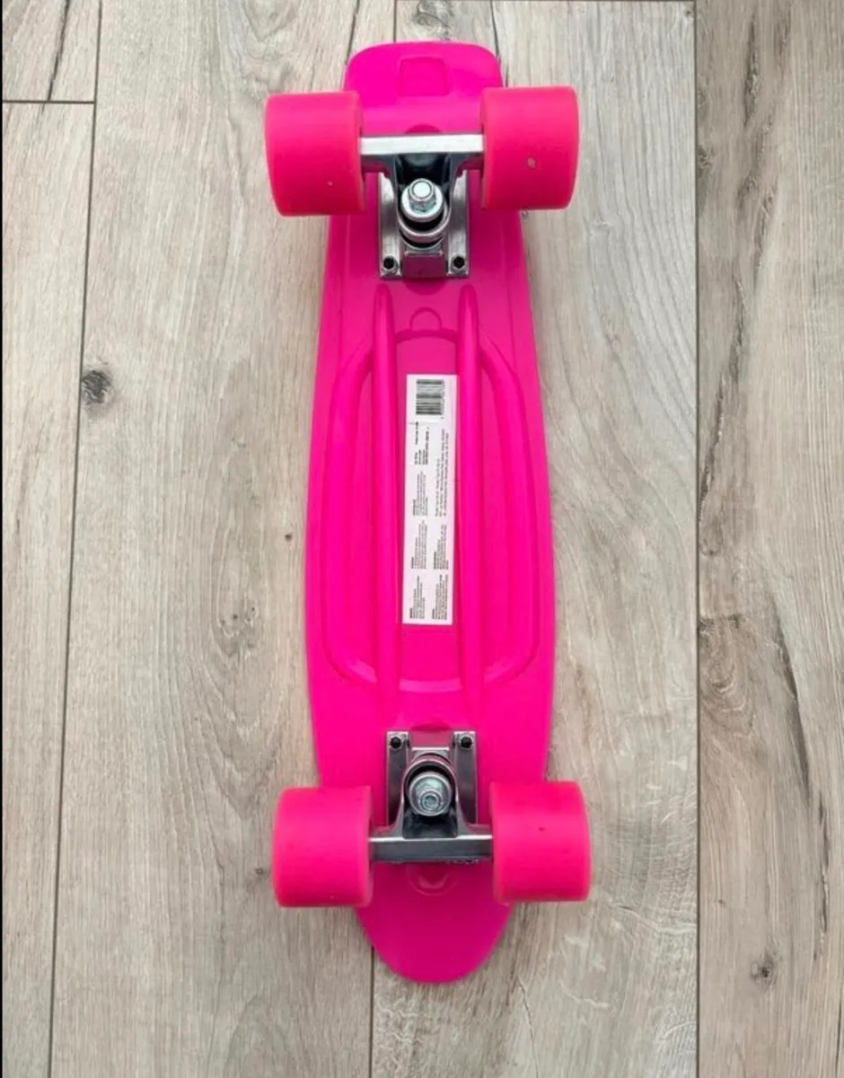 Kids Pink Skateboard - Image 3