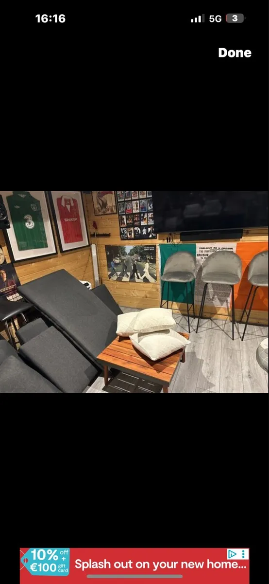 Home Bar Bar Stools Guinness Heineken Taps Cooler - Image 4