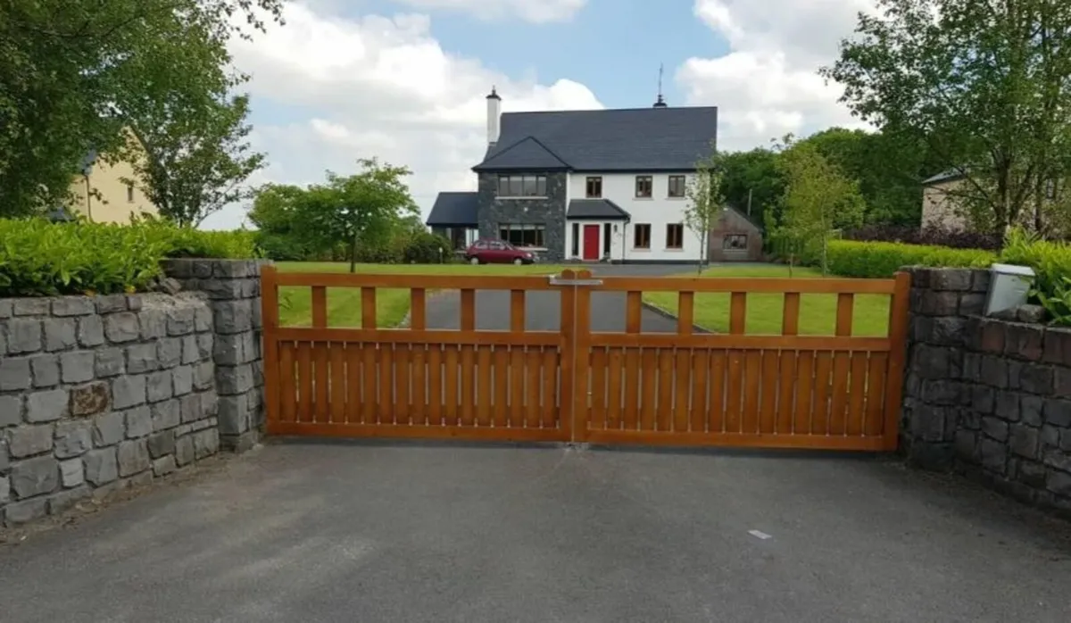 Holly Hill Kilconnel Entrance Gate- timber
