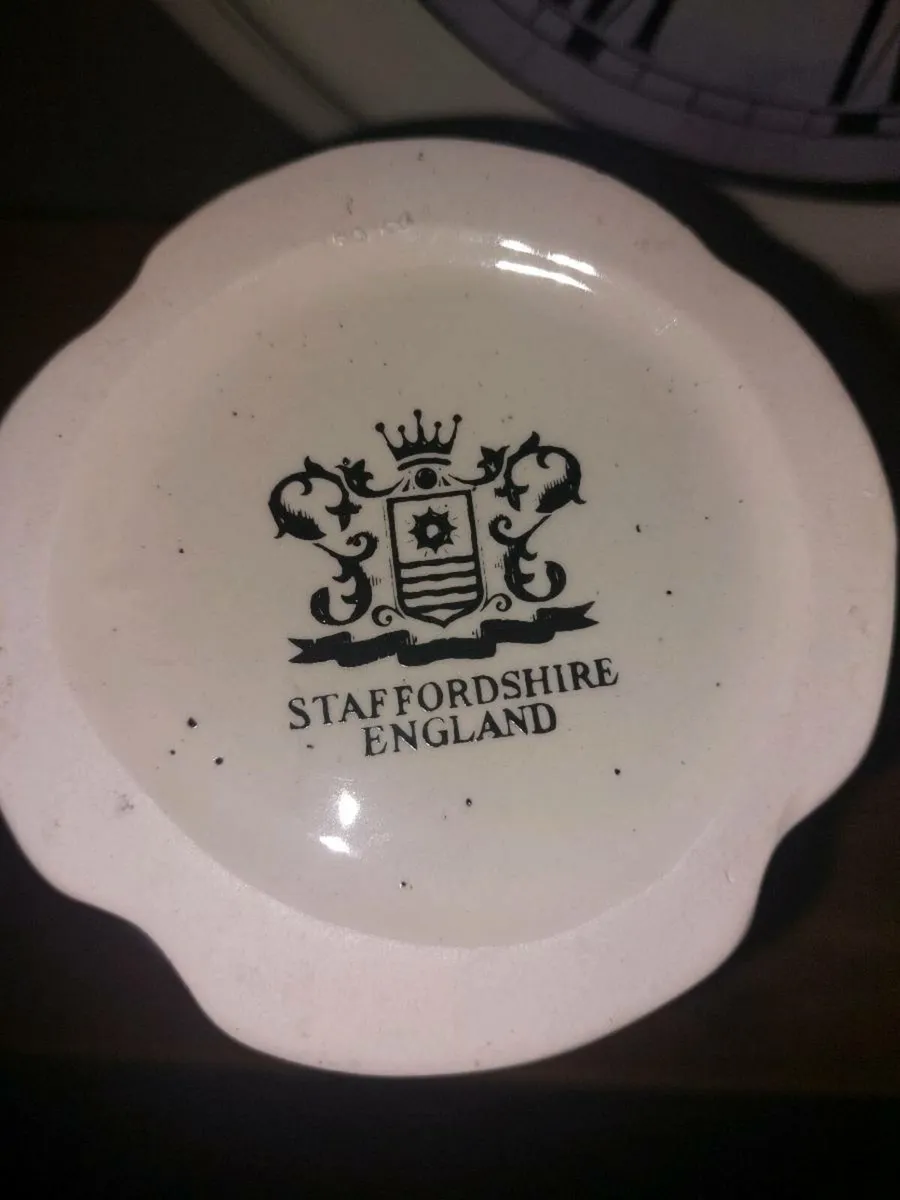 Vintage Staffordshire Jug and Basin - Image 3