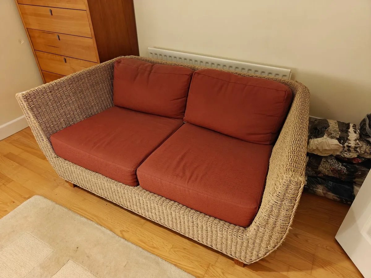 Wicker sofa - Image 2