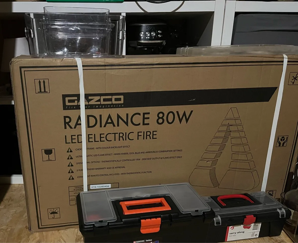 Gazco Radiance 80W Inset/Wall Mount Electric Fire - Image 1