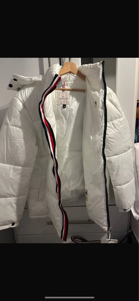 White Moncler Coat - Image 1