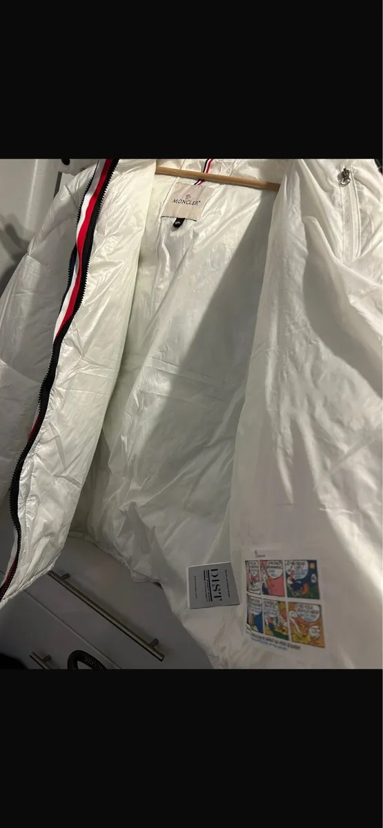 White Moncler Coat - Image 2