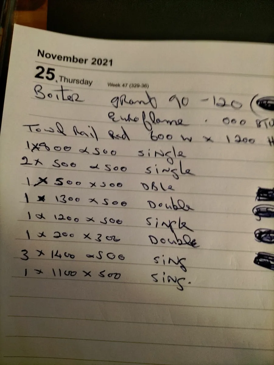 grant oil boiler and 11 radiators - Image 1