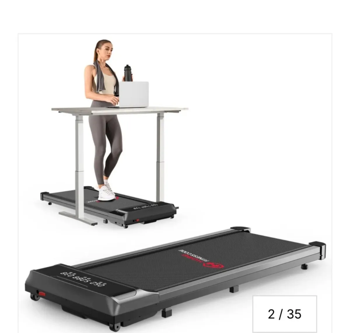 Walking pad/ Treadmill Q2 Pro, Speed 1-10KM/H - Image 2