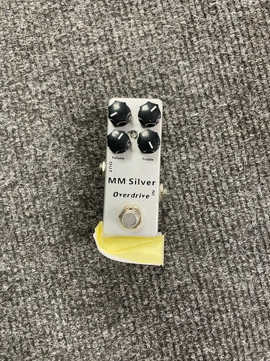 MM Silver Overdrive Pedal - Image 1