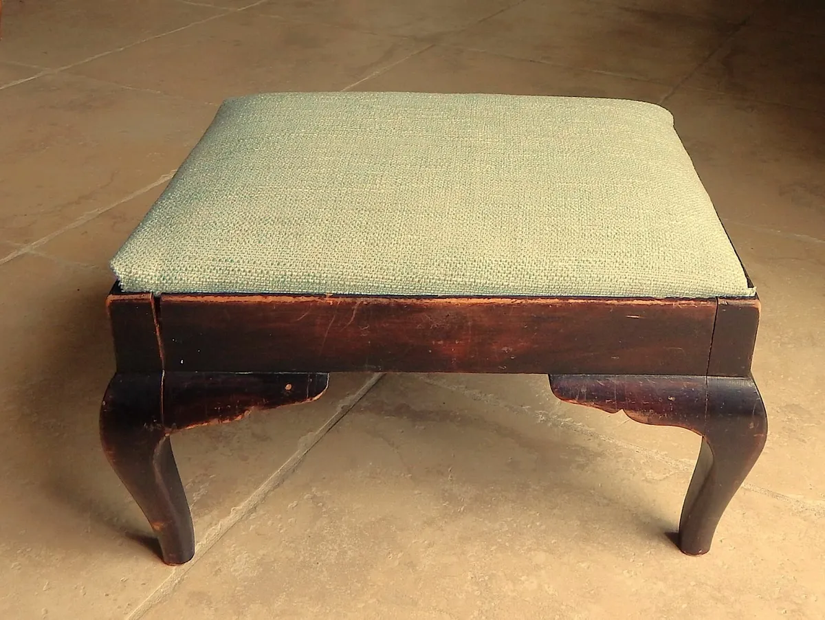 Vintage Wooden Foot Stool - Image 4